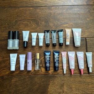 NWOB Face Primers Travel Bundle Cover FX Laura Mercier Smashbox Tatcha Too Faced